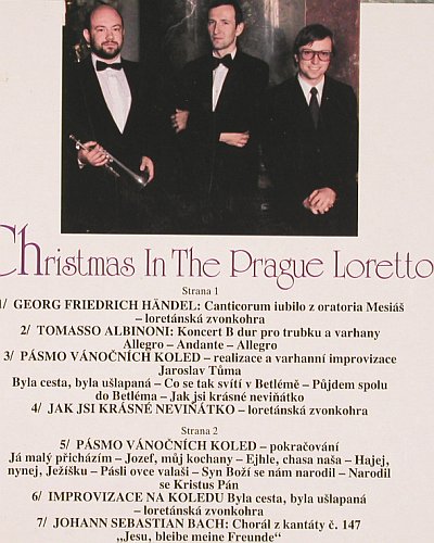 V.A.Christmas in the Prague Loretto: Vanoce v Lorete, Händel... Bach, Muzeum Hlavniho Mesta P. (M1 0005 1-211), CZ,Booklet, 1990 Typ: LP Best.-Nr.: K1419 Preis: 6,00 Euro