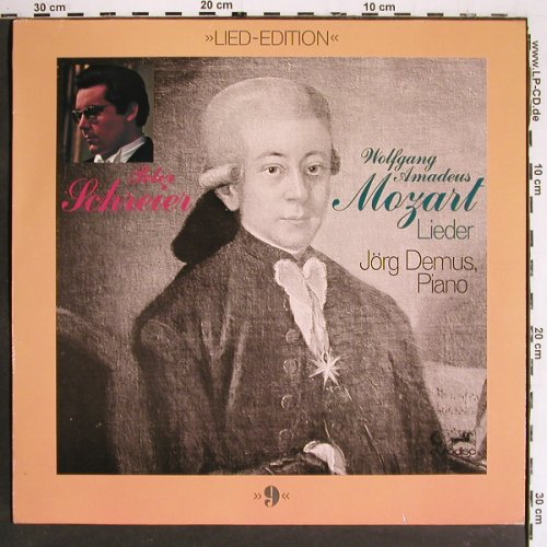 Schreier,Peter: W.A.Mozart Lieder, Jörg Demus,Piano, Eurodisc, Lied Edition 9 (27 822 KK), D, 1975 Typ: LP Best.-Nr.: K1436 Preis: 7,50 Euro