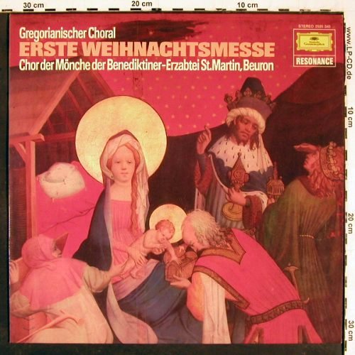 Mönche der Benediktiner-Erzabtei: St.Martin, Beuron. Foc (1959), D.Gr. Resonance(2535 345), D, Ri,  - LP - K1445 - 6,00 Euro