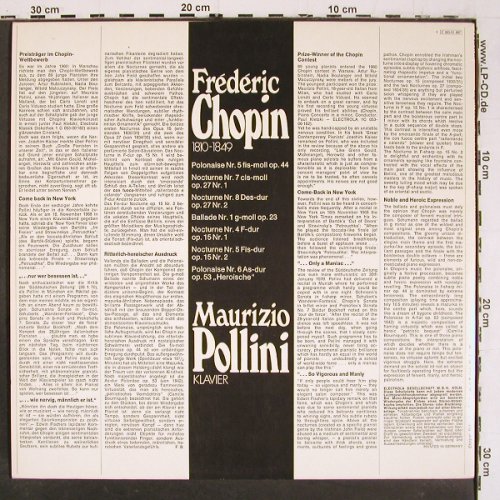 Pollini,Maurizio: Chopin-Polonaisen, EMI (C 063-01 897), D Typ: LP Best.-Nr.: K1461 Preis: 9,00 Euro.