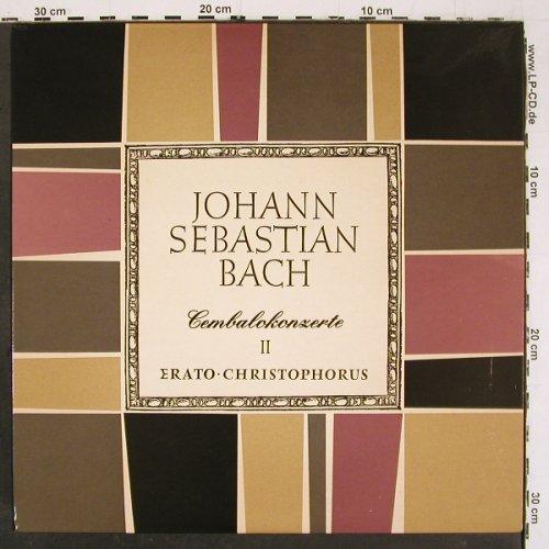 Bach,Johann Sebastian: Cembalokonzerte 2, BWV 1055,1058, Christophorus(CGLP 75 755), D, Mono,  - LP - K1469 - 7,50 Euro