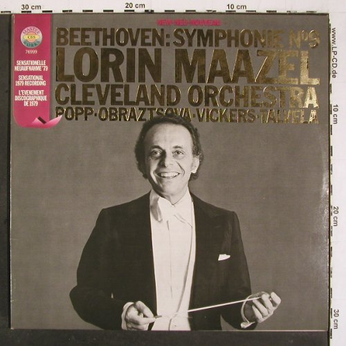 Beethoven,Ludwig van: Symphonie No.9 , d-minor, CBS Masterworks (76 999), D, 1979 Typ: LP Best.-Nr.: K1471 Preis: 6,00 Euro.