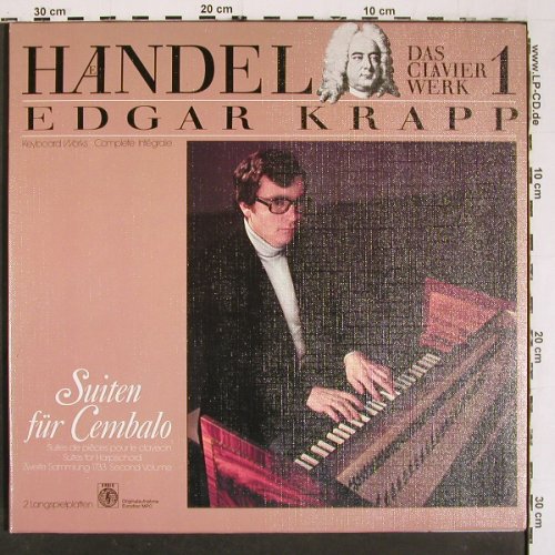 Händel,Georg Friedrich: Das Clavier Werk 1,Suiten f.Cembalo, Orbis (38 463 6), D, Foc, 1979 Typ: 2LP Best.-Nr.: K1473 Preis: 9,00 Euro.