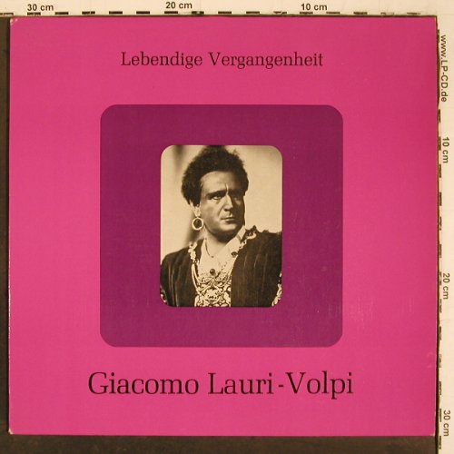 Lauri-Volpi,Giacomo: Lebendige Vergangenheit, LV (LV 36), A Typ: LP Best.-Nr.: K1490 Preis: 7,50 Euro.