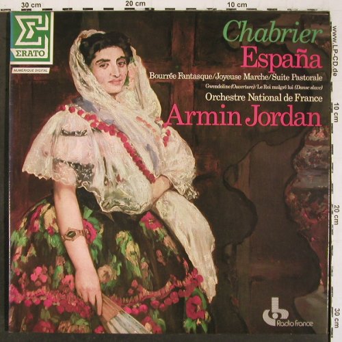 Chabrier,Emmanuel: Espana&sol;Bourree Fantasque, Foc, Erato (NUM 75079&sol;ZL), F, 1984 Typ: LP Best.-Nr.: K1495 Preis: 7,50 Euro.