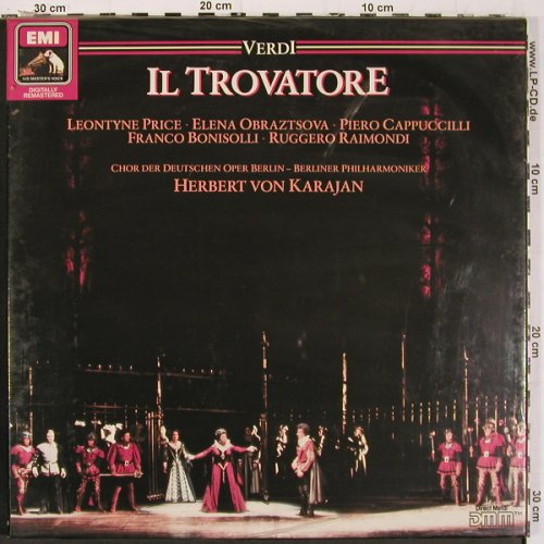 Verdi,Giuseppe: IL Trovatore,1978,Box,FS-New sealed, EMI (29 0953 3), D, 1986 Typ: 2LP Best.-Nr.: K1522 Preis: 17,50 Euro.