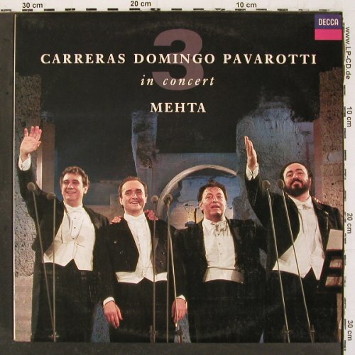 Carreras / Domingo / Pavarotti: In Concert-Mehta, Decca/Supraphon(11 1481-1), CZ, 1991 - LP - K1523 - 7,50 Euro