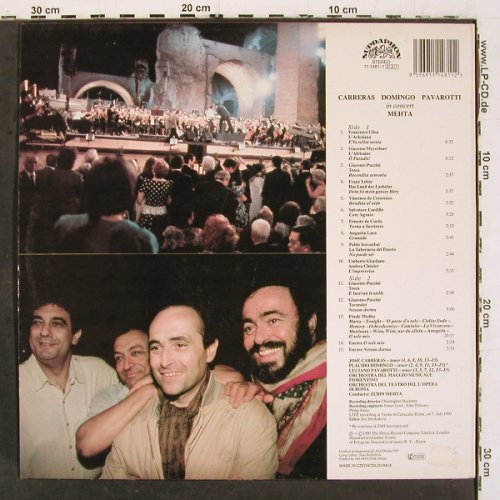 Carreras / Domingo / Pavarotti: In Concert-Mehta, Decca/Supraphon(11 1481-1), CZ, 1991 - LP - K1523 - 7,50 Euro