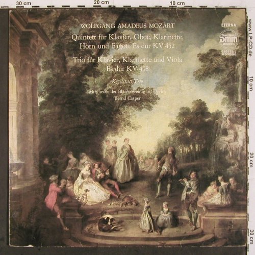 Mozart,Wolfgang Amadeus: Quintett es dur KV 452,Trio KV 498, Eterna(7 29 186), DDR, 1989 - LP - K1525 - 6,00 Euro
