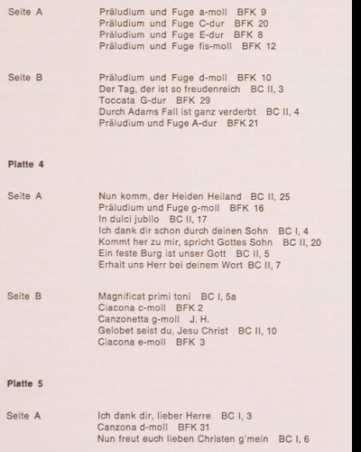 Buxtehude,Dietrich: Das komplette Orgelwerk, Box, FSM&sol;VOX (FSM 103), D Typ: 8LP Best.-Nr.: K1529 Preis: 30,00 Euro.