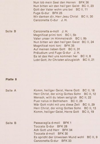 Buxtehude,Dietrich: Das komplette Orgelwerk, Box, FSM&sol;VOX (FSM 103), D Typ: 8LP Best.-Nr.: K1529 Preis: 30,00 Euro.