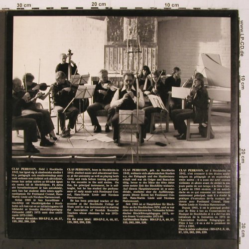 V.A.Baroque Recorder Concerti: Vivaldi,Sammartini,Telemann, Foc, BIS (LP-210&sol;76.26405), D, 1982 Typ: LP Best.-Nr.: K1530 Preis: 9,00 Euro.