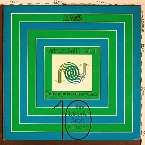 V.A.Partnerschaft in Musik: 10 Jahre Melodia AriolaEurodisc,Foc, Melodia Eurodisc Werbepl(88 821 XK), D,Booklet, 1975 - 2LP - K1539 - 20,00 Euro
