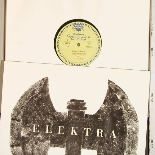 Strauss,Richard: Elektra, Box, Libretto, Book, D.Gr. (18 690&sol;91), D, Mono, 1961 Typ: 2LP Best.-Nr.: K1546 Preis: 17,50 Euro.