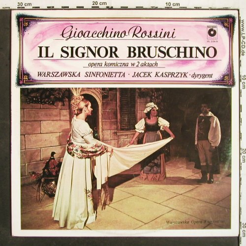 Rossini,Gioacchino: Il Signor Bruschino, in ital.,  Foc, Polskie Nagrania(SX 2130-31), PL, 1986 - 2LP - K1549 - 7,50 Euro