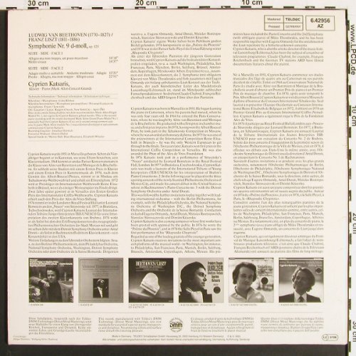Beethoven,Ludwig van &sol; Liszt: Sinfonie Nr.9 D-moll, op.125, Foc, Teldec (6.42956 AZ), D, 1983 Typ: LP Best.-Nr.: K1562 Preis: 5,00 Euro.