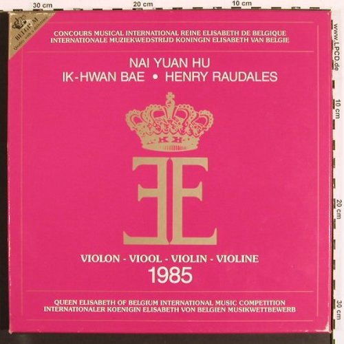 V.A.Int.K&ouml;nigin Elisabeth v.Belgien: Musikwettbewerb 85, Box, 10 Tr., Phonic (2980 010), B, 1985 Typ: 3LP Best.-Nr.: K1568 Preis: 12,50 Euro.