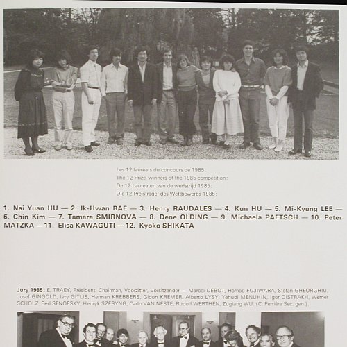 V.A.Int.K&ouml;nigin Elisabeth v.Belgien: Musikwettbewerb 85, Box, 10 Tr., Phonic (2980 010), B, 1985 Typ: 3LP Best.-Nr.: K1568 Preis: 12,50 Euro.