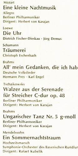 V.A.Galakonzert F&uuml;r Millionen: 3-Karajan,Fischer-Dieskau,Eschenbac, D.Gr.&sol;Fernsehlotterie (643 007), D, 1968 Typ: LP Best.-Nr.: K1572 Preis: 4,00 Euro.