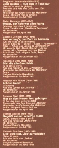 Gigli,Benjamino: Belcanto Italiano (1921-46) Schuber, Dacapo(VP 2129/2130), D ,Booklet,  - 2LP - K1586 - 5,00 Euro