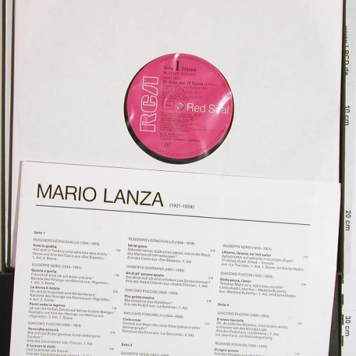 Lanza,Mario: 25 Arien Aus 19 Opern, Box, RCA Red Seal(RK 11 529/1-2), D, 1972 - 2LP - K1590 - 5,00 Euro
