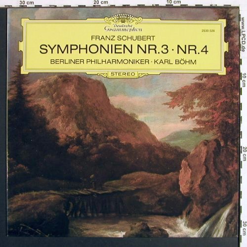 Schubert,Franz: Sinfonien Nr.3 & 4, D.200, D.417, D.Gr. (2530 526), D, 1973 Typ: LP Best.-Nr.: K1593 Preis: 5,00 Euro.