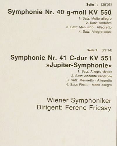 Mozart,Wolfgang Amadeus: Sinfonien Nr.40 & 41 "Jupiter", D.Gr. Resonance(2535 114), D, 1974 - LP - K1620 - 6,00 Euro