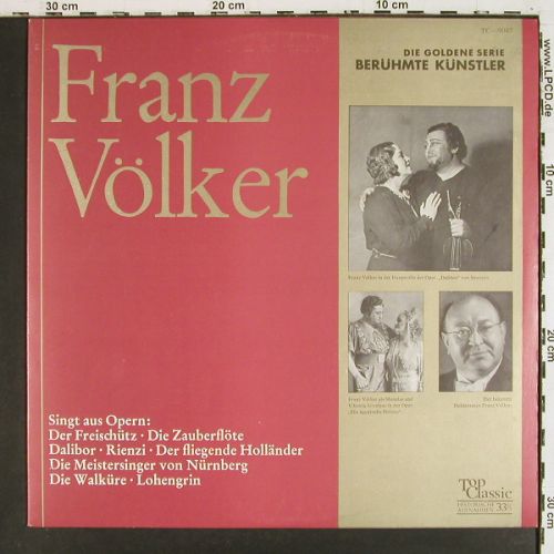 V&ouml;lker,Franz: singt aus Opern, hist rec., Top Classic(TC-9043), D, 1969 - LP - K1623 - 5,00 Euro