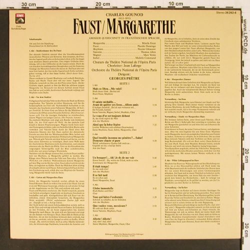 Gounod,Charles: Faust(Margarethe)-Gr.Querschnitt, EMI(26 262-6), D Club Ed., 1979 - LP - K1630 - 3,00 Euro