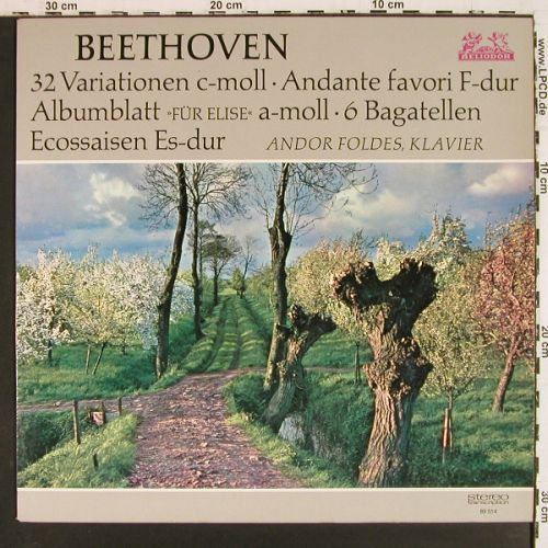 Beethoven,Ludwig van: 32 Variationen c-moll, Andante f.., Heliodor (89 514), D, 1965 Typ: LP Best.-Nr.: K1635 Preis: 9,00 Euro.
