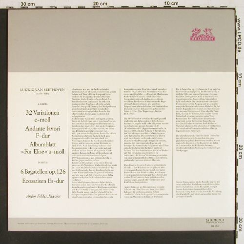 Beethoven,Ludwig van: 32 Variationen c-moll, Andante f.., Heliodor (89 514), D, 1965 Typ: LP Best.-Nr.: K1635 Preis: 9,00 Euro.