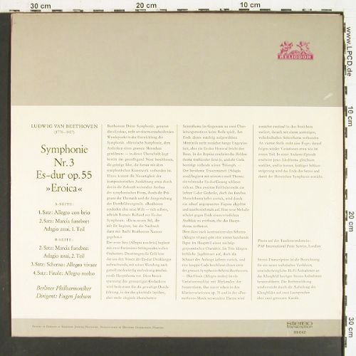 Beethoven,Ludwig van: Sinfonie Nr.3 Eroica, Heliodor (89 642), D Typ: LP Best.-Nr.: K1636 Preis: 6,00 Euro.
