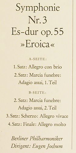 Beethoven,Ludwig van: Sinfonie Nr.3 Eroica, Heliodor (89 642), D Typ: LP Best.-Nr.: K1636 Preis: 6,00 Euro.