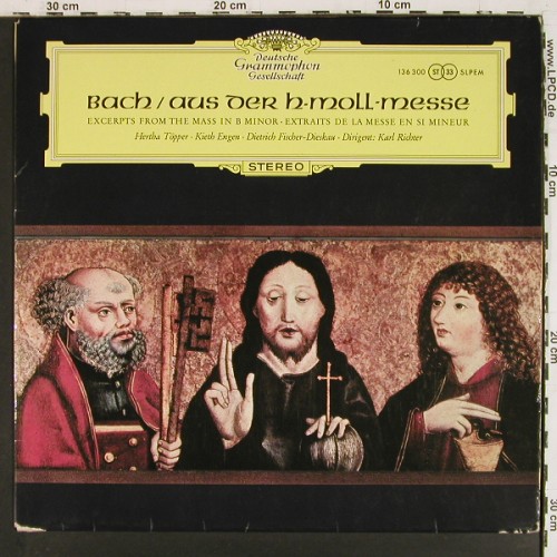 Bach,Johann Sebastian: Aus der H-Moll Messe BWV 232, D.Gr. (SLPEM 136 300), D, 1963 Typ: LP Best.-Nr.: K1641 Preis: 7,50 Euro.