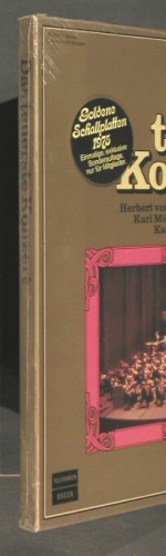 V.A.Das Teuerste Konzert: 10 St&uuml;cke., Box, FS-New, sealed, Telefunken (29 552-7), D,DSC-Ed., 1975 Typ: 4LP Best.-Nr.: K1665 Preis: 17,50 Euro.