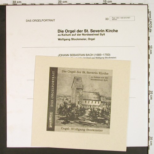 Stockmeier,Wolfgang: Johann Sebastian Bach &sol; H&auml;ndel, Psallite Orgelportrait (PSAL 120&sol;140672), D, Mono Typ: LP Best.-Nr.: K1675 Preis: 20,00 Euro.