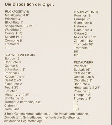 Stockmeier,Wolfgang: Johann Sebastian Bach,BWV 1080,Foc, Psallite (PSA&sol;264&sol;060983), D Typ: 2LP Best.-Nr.: K1677 Preis: 24,00 Euro.