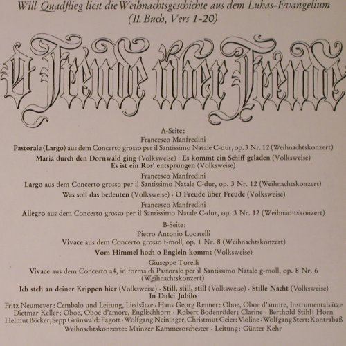 V.A.O Freude über Freude: Prey, Hermann, Wunderlich, Polydor(29 827-3), D, Ri,  - LP - K799 - 7,50 Euro