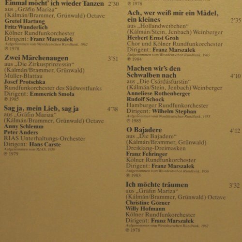 Kalman,Emmerich: Komm,Zigan Komm, Zigan,Foc, Acanta(40.22 902), D, 1985 - 2LP - L3989 - 5,00 Euro