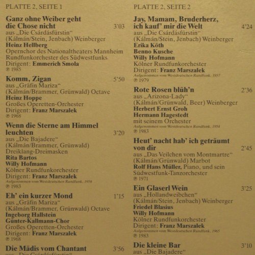 Kalman,Emmerich: Komm,Zigan Komm, Zigan,Foc, Acanta(40.22 902), D, 1985 - 2LP - L3989 - 5,00 Euro