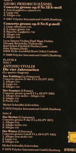 V.A.Festliches Barockkonzert: Bach,H&auml;ndel,Vivaldi, Box, D.Gr. (423 466-1), D Typ: 3LP Best.-Nr.: L4430 Preis: 7,50 Euro.