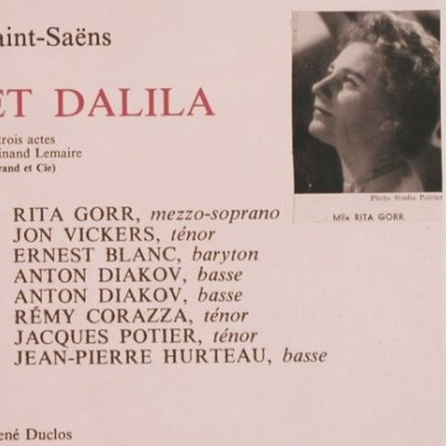 Saint-Saens,Camille: Samson et Dalila,Box, EMI(2C 167-12837-9), F,  - 3LP - L5709 - 15,00 Euro