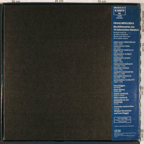 Br&uuml;ggen,Frans: 10 Italienische Komponisten Vol.2, Telefunken (6.35073), D, Box Typ: 3LP Best.-Nr.: L6537 Preis: 12,50 Euro.
