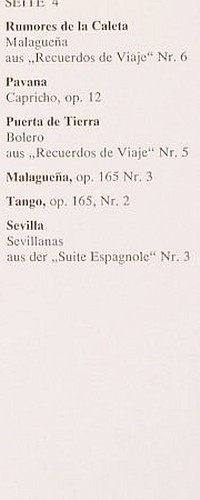 V.A.Spanische Klaviermusik: Albeniz, De Falla, Granados..., Box, Decca (6.35524 DX), D, 1975 Typ: 2LP Best.-Nr.: L7534 Preis: 9,00 Euro.