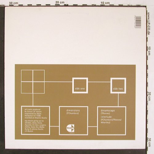 Forces of Nature: Dimensions*2 / Interlude (D&B), Clean Up (cup 015), UK, 1996 Typ: 12" Best.-Nr.: V6005 Preis: 5,00 Euro
