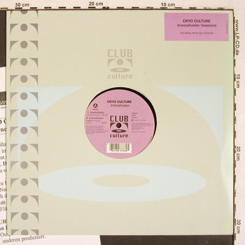 Cyro Culture: Trancefusion*3+1, Club Culture, FLC (8573 83766-0), D, 2000 Typ: 12" Best.-Nr.: V6218 Preis: 7,50 Euro.