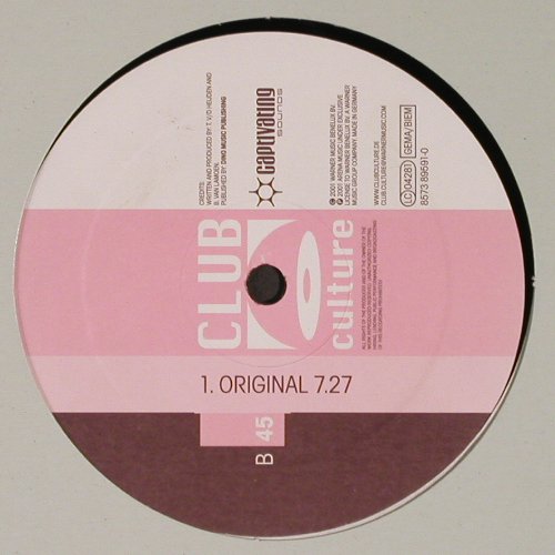 Collusion: Conspiracy*2, Club Culture (8573 89591-0), D, 2001 Typ: 12" Best.-Nr.: V6220 Preis: 7,50 Euro.