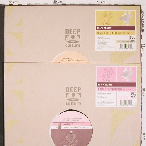 Black Secret: Blame It On The Boogie*3,*4Vinyl1+2, Deep Culture (0927 41334-0), D, 2001 Typ: 12"*2 Best.-Nr.: V6237 Preis: 9,00 Euro.