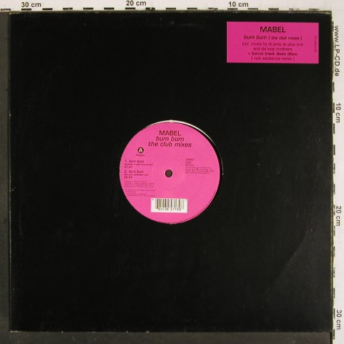Mabel: Bum Bum*3+Disco Disco, Club Mixes), WEA (8573 85713-0), D, 2000 Typ: 12" Best.-Nr.: V6259 Preis: 4,00 Euro.