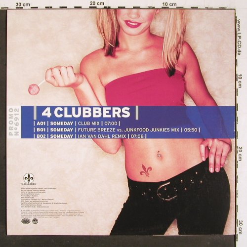 4 Clubbers: Someday*3, Promo, Alphabet City (6219), D, 2002 Typ: 12" Best.-Nr.: V6266 Preis: 6,00 Euro.